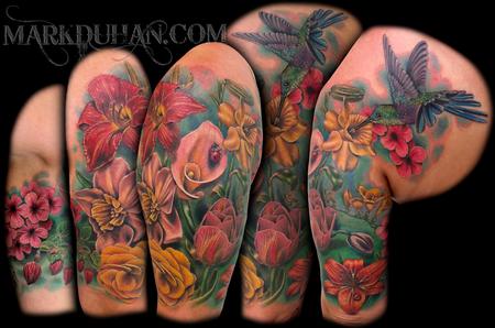 Mark Duhan - FLOWER HALF SLEEVE